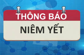 Niêm yết công khai